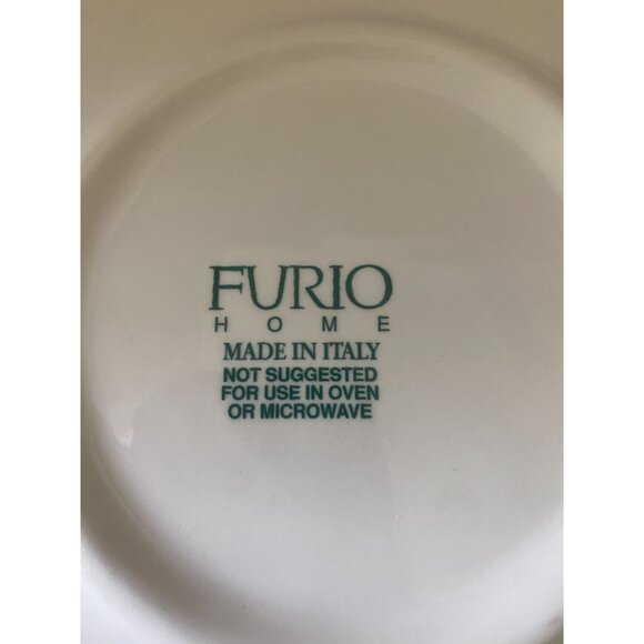 Furio 13" Sponge Print Christmas Tree Platter, Made in Italy - Picture 6 of 6